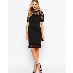 ASOS Maternity cage insert bodycon dress